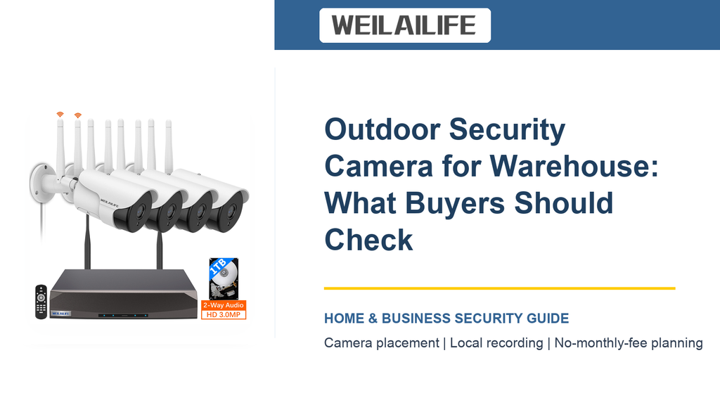 Outdoor Security Camera for Warehouse: Router Placement Tips