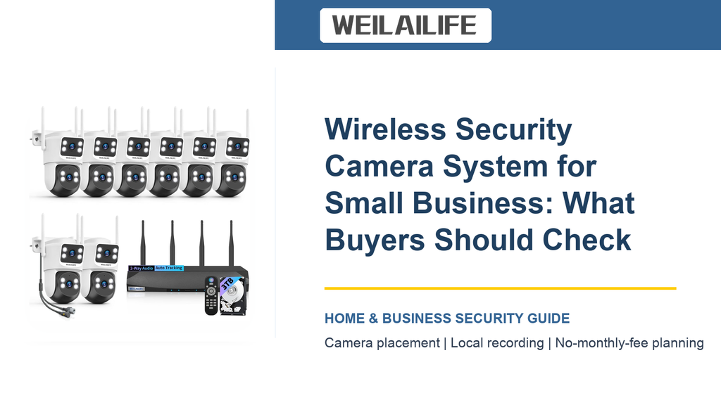 Small Business Security Setup: Wireless Security Camera System and Simple Maintenance