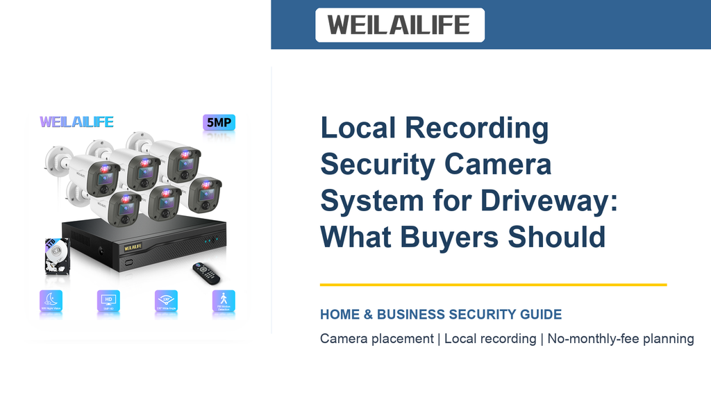 What Makes a Local Recording Security Camera System Reliable for the Driveway?: Lens Angle