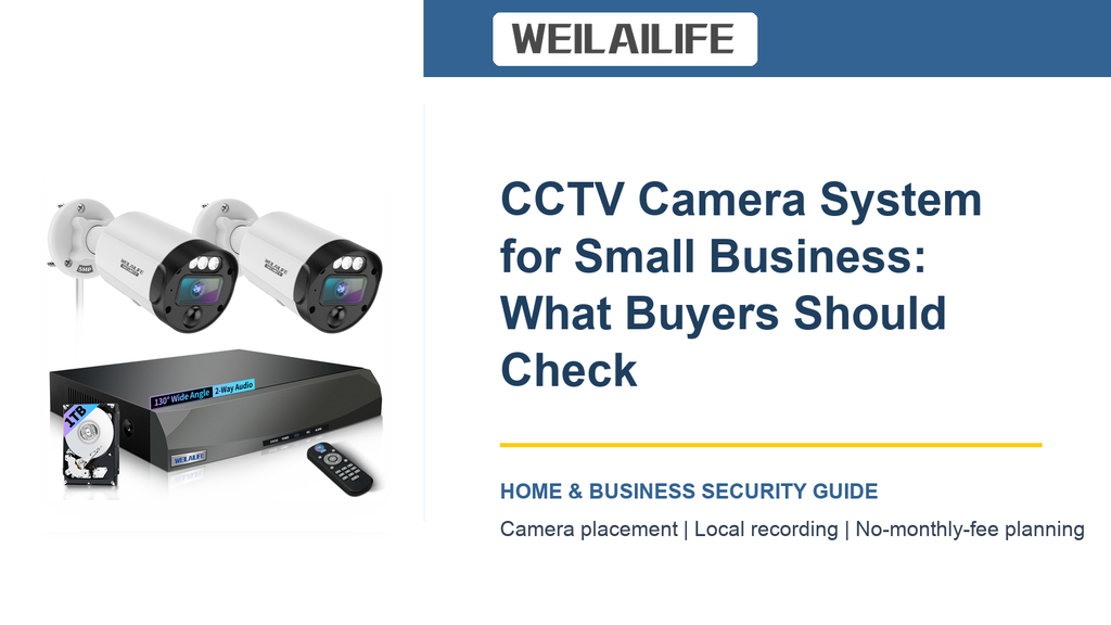 CCTV Camera System Buying Questions for the Small Business: Expandable Kits