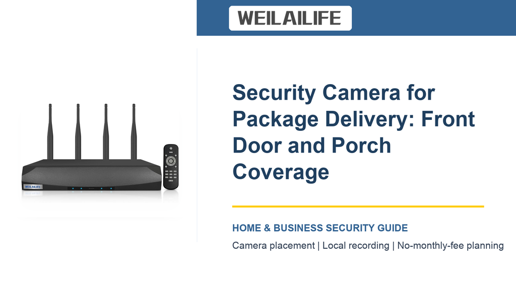 Security Camera for Package Delivery: Front Door and Porch Coverage