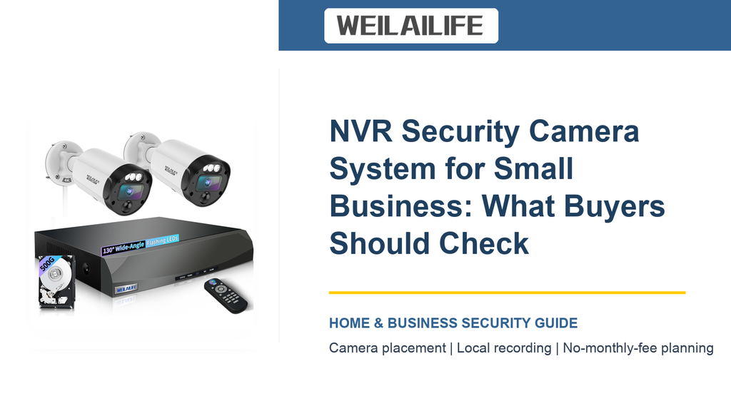 Small Business NVR Security Camera System: NVR Recording Guide