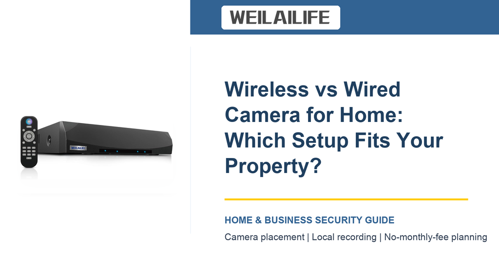 Wireless vs Wired Camera for Home: Which Setup Fits Your Property?