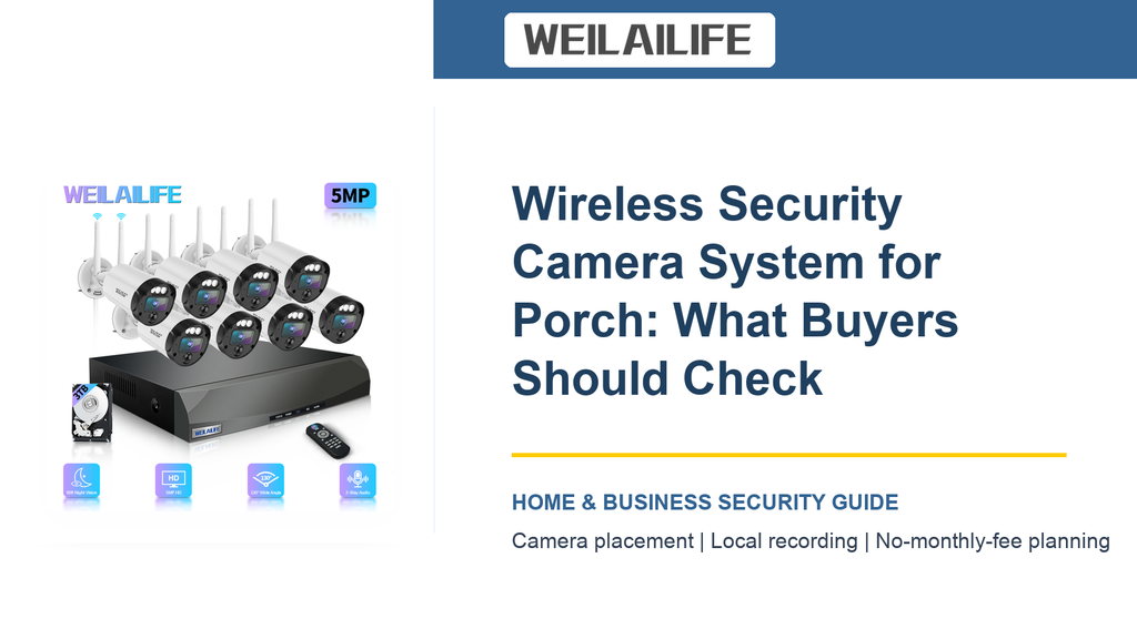 How the Porch Changes Your Wireless Security Camera System Choice: Package Delivery | WEILAILIFE