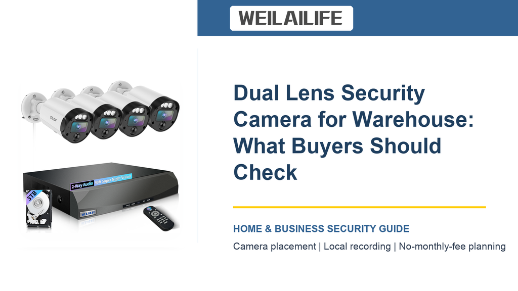 Simple Maintenance Planning for Warehouse Security Cameras
