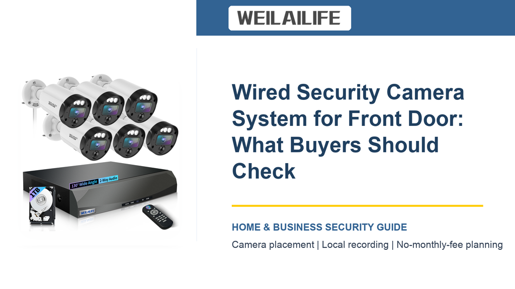 Cable Length Checklist for Front Door Wired Security Camera System