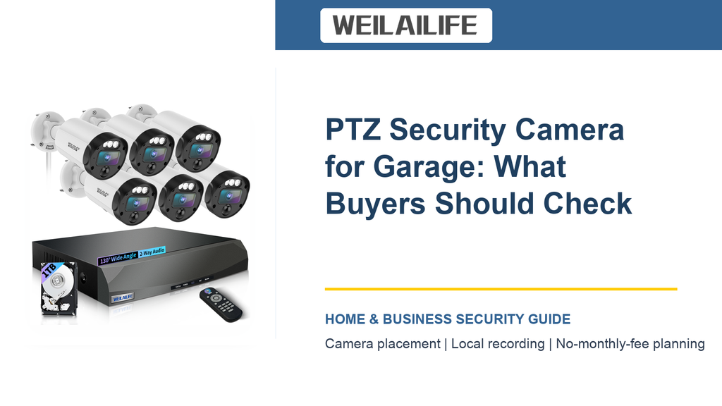 Choosing PTZ Security Camera for the Garage: Setup Comes First and Lighting Conditions