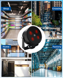 【4 LED Waterproof 】 IR Illuminator 90 Degree Wide Angle Long Range Infrared Light, 80ft 850nm IR Flood Lights with Power Adapter for Night Vision CCTV & IP Security Camera