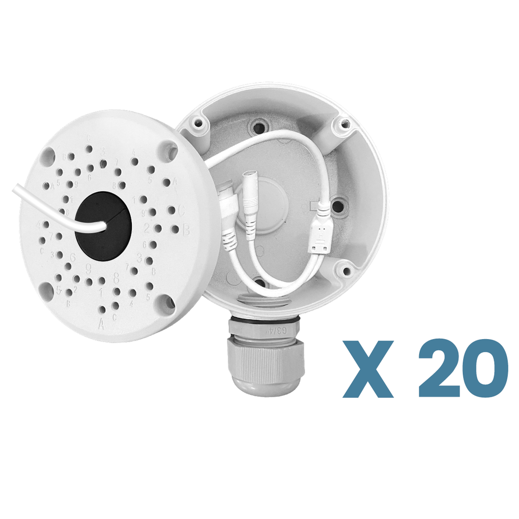 【Security Camera Junction Box】 Universal Bullet Security Camera Mount Bracket, IP66 Waterproof Junction Box for CCTV