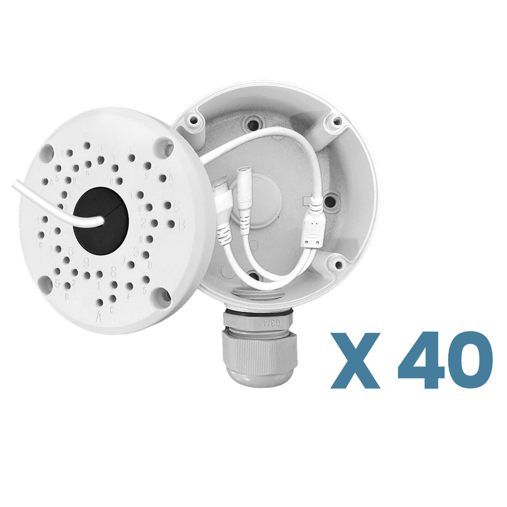 【Security Camera Junction Box】 Universal Bullet Security Camera Mount Bracket, IP66 Waterproof Junction Box for CCTV