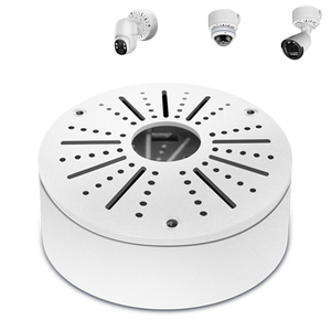【Compatible Almost All Cameras Type】 Universial Camera Junction Box Metal Universal Bullet Security Camera Junction Box Mount Bracket, Metal Indoor/Outdoor Camera Junction Box