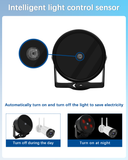 【4 LED Waterproof 】 IR Illuminator 90 Degree Wide Angle Long Range Infrared Light, 80ft 850nm IR Flood Lights with Power Adapter for Night Vision CCTV & IP Security Camera