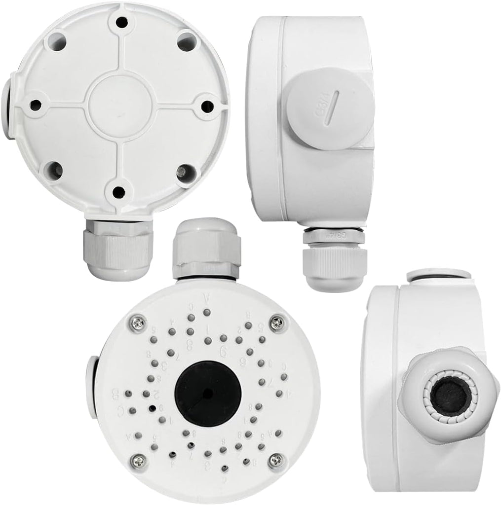 【Security Camera Junction Box】 Universal Bullet Security Camera Mount Bracket, IP66 Waterproof Junction Box for CCTV