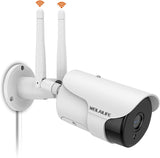 【2-Way Audio & 3MP High Definition】 Outdoor/Home Wireless Extended Security Camera, Bullet Exterior Surveillance, IP66 Waterproof