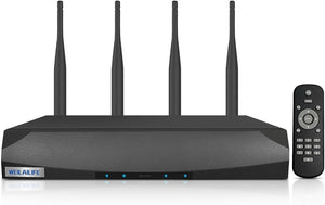 《16-Channel & 8.0MP》Security Wireless Network Video Recorder NVR System for Home Surveillance/Monitor Camera Systems,Built-in WiFi Recorders,Local Storage,Support 16-Channel, Max to 6TB Hard Drive