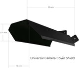 Universal Weatherproof Sun Rain Camera Cover: Outdoor Security Shield for House Cameras - Compatible with Dome and Bullet Cameras