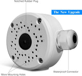 【Security Camera Junction Box】 Universal Bullet Security Camera Mount Bracket, IP66 Waterproof Junction Box for CCTV