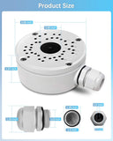 【Security Camera Junction Box】 Universal Bullet Security Camera Mount Bracket, IP66 Waterproof Junction Box for CCTV