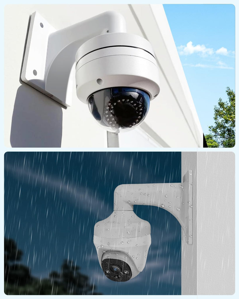 Universal CCTV Security Camera Mount Wall Mount Bracket for Surveillance House Indoor Bullet Dome IP Camera Holder Outdoor Junction Box Cable Pole Mounting Arm