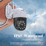 Security Camera Outdoor, Pan Tilt Wireless 3MP Home WiFi IP Cameras, Ultra HD Dome Video Surveillance Waterproof POE Camera, Two-Way Audio