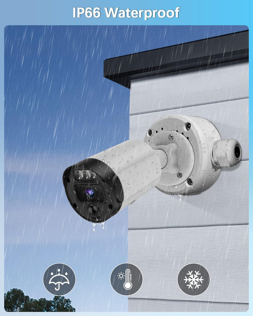 【Security Camera Junction Box】 Universal Bullet Security Camera Mount Bracket, IP66 Waterproof Junction Box for CCTV