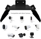 Universal Security Camera Sun Rain Cover Shield, Outdoor Waterproof Protective Roof Shade Covers for Dome, Bullet Cameras(Black Aluminium)