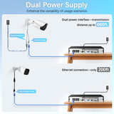 【2-Way Audio】 Outdoor Wired Security Camera System Home Video Security Cameras Systems POE Security Surveillance DVR Kits(Enjoy $20 Off Instantly)