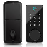 Smart Door Lock, Keyless Entry Bluetooth Door Locks, Finger Print Auto-Lock，Front Door Smart Lock Works with APP Control, Digital Password