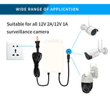 12V 1A DC Power Supply Adapter,Output DC 12V 1000mA, Input AC 100V-240V/50 or 60Hz, US Plug,10ft AC to DC Power Cord (White)