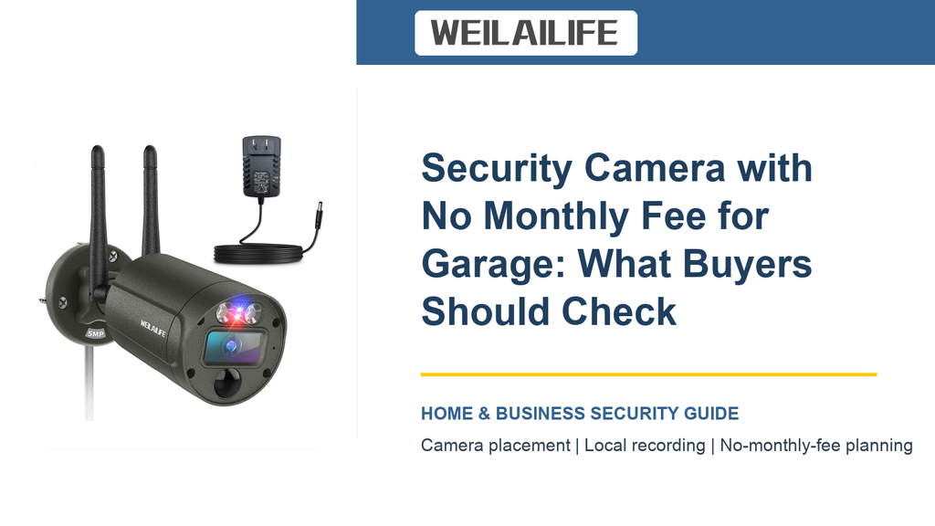 Security Camera with No Monthly Fee for Garage: Expandable Kits Tips