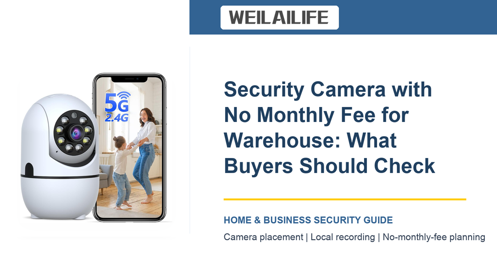 Warehouse Monitoring: Security Camera with No Monthly Fee and Privacy Boundaries