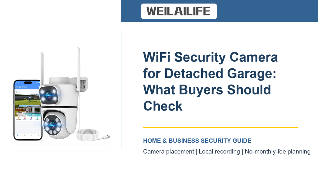 Detached Garage WiFi Security Camera: No-Cloud Recording Guide