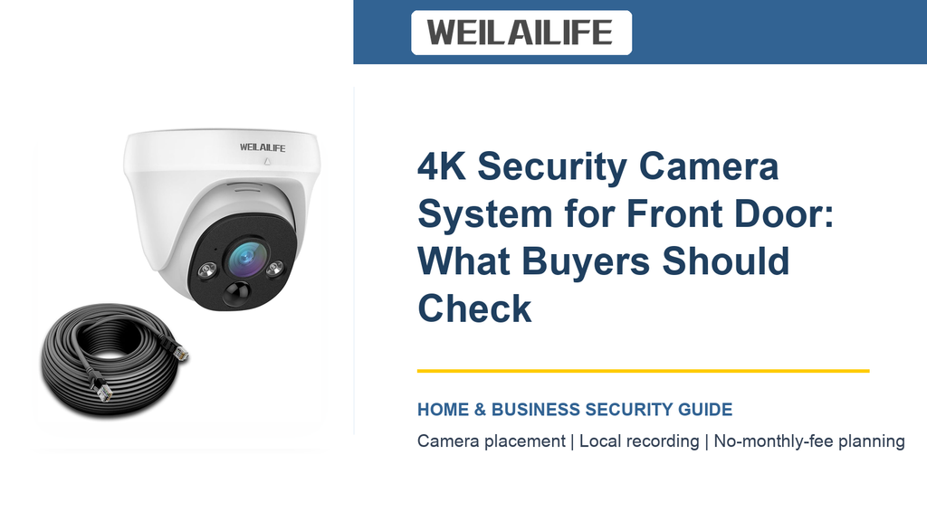 Hard Drive Size Planning for Front Door Security Cameras