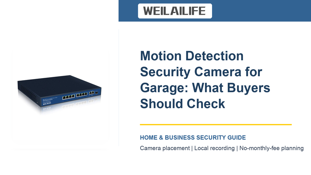Motion Detection Security Camera for Garage: Wireless Flexibility Tips