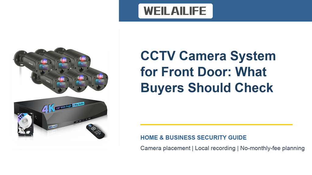 How to Build a Practical CCTV Camera System Layout for the Front Door: WiFi Distance