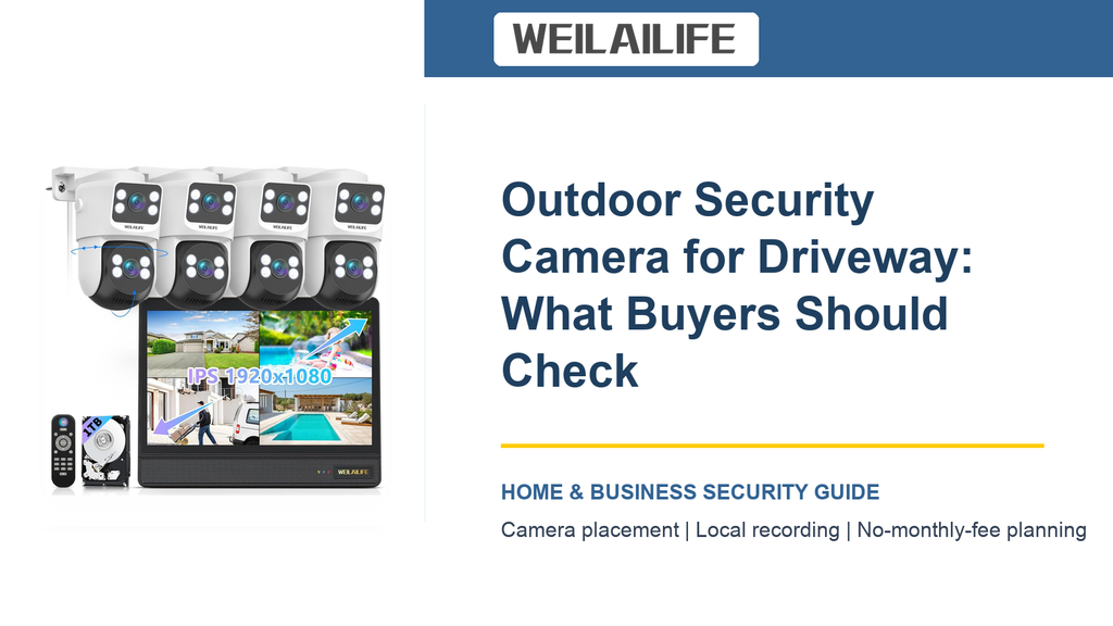 False Alerts Planning for Driveway Security Cameras | WEILAILIFE