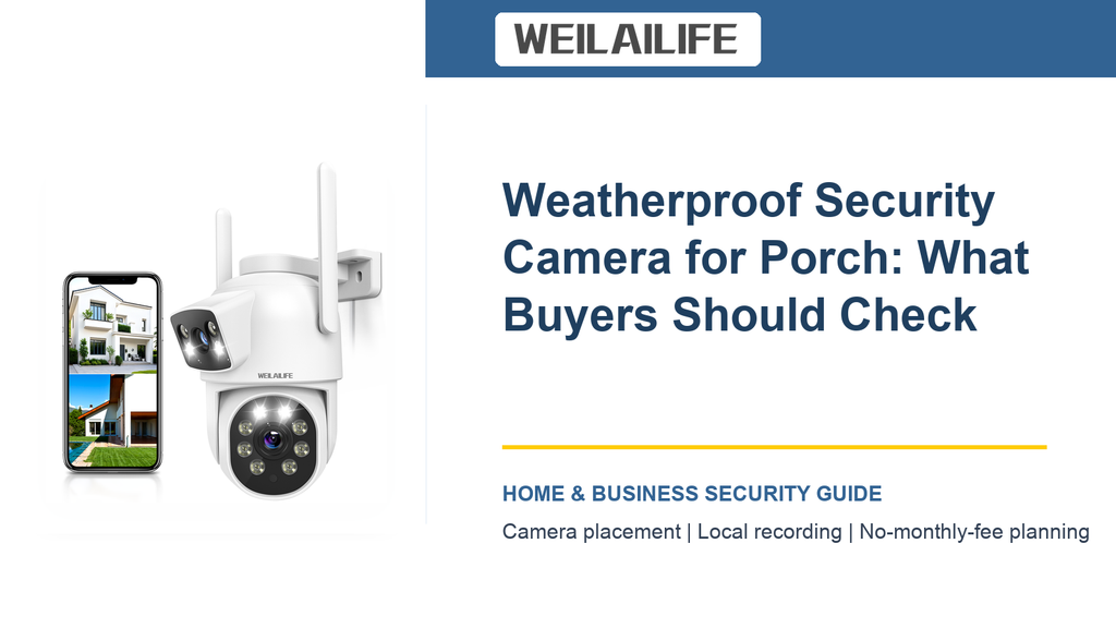 Weatherproof Security Camera for Porch: No-Cloud Recording Tips | WEILAILIFE
