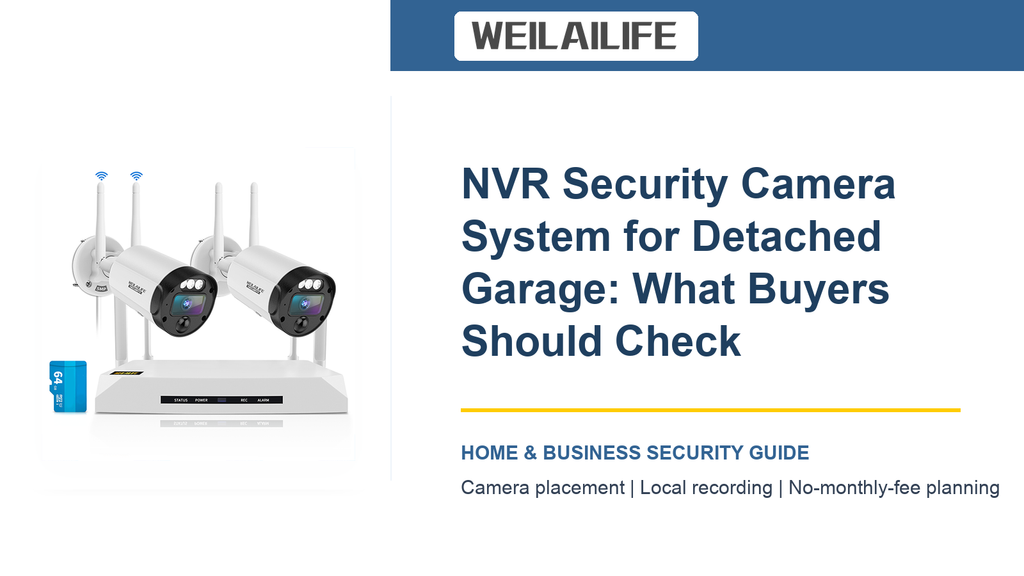 NVR Security Camera System at Detached Garage: Warehouse Doors Basics