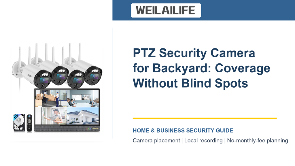 PTZ Security Camera for Backyard: Coverage Without Blind Spots