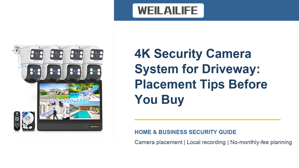 4K Security Camera System for Driveway: Placement Tips Before You Buy
