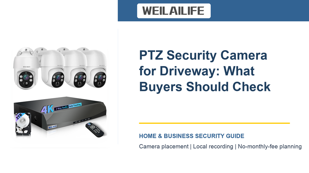 Driveway PTZ Security Camera: Lighting Conditions Guide