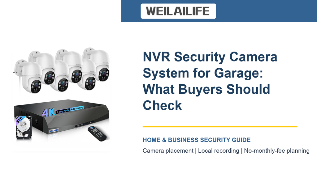 NVR Security Camera System at Garage: Workshops Basics