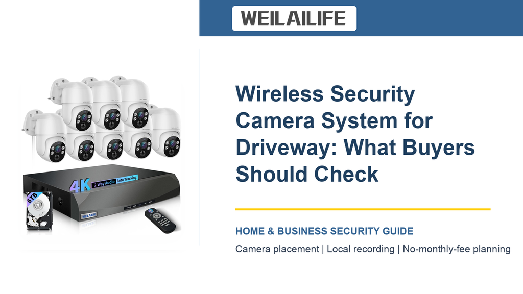 Wireless Security Camera System Buying Guide for Driveway: Installation Height