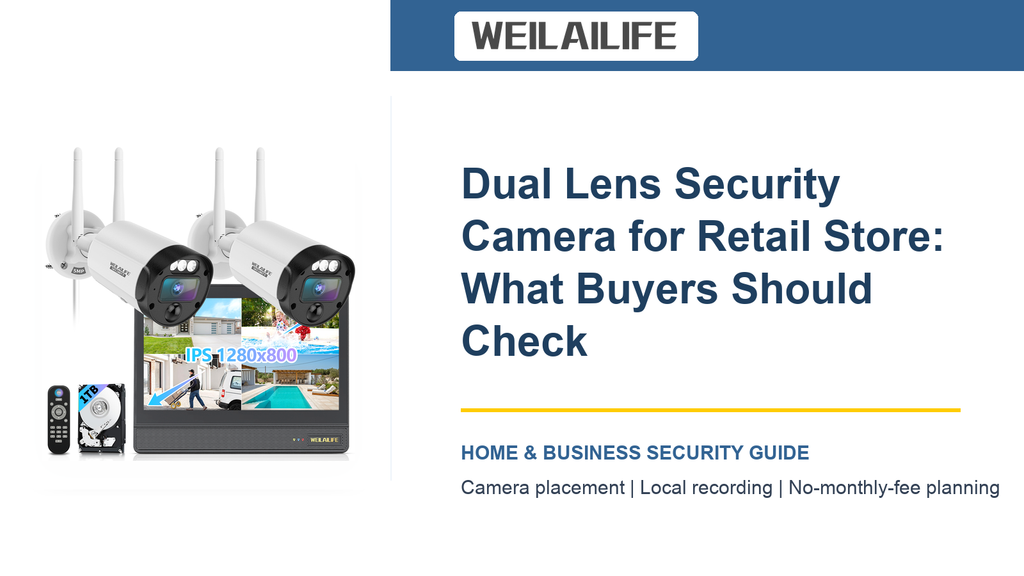 Motion Alerts Planning for Retail Store Security Cameras | WEILAILIFE