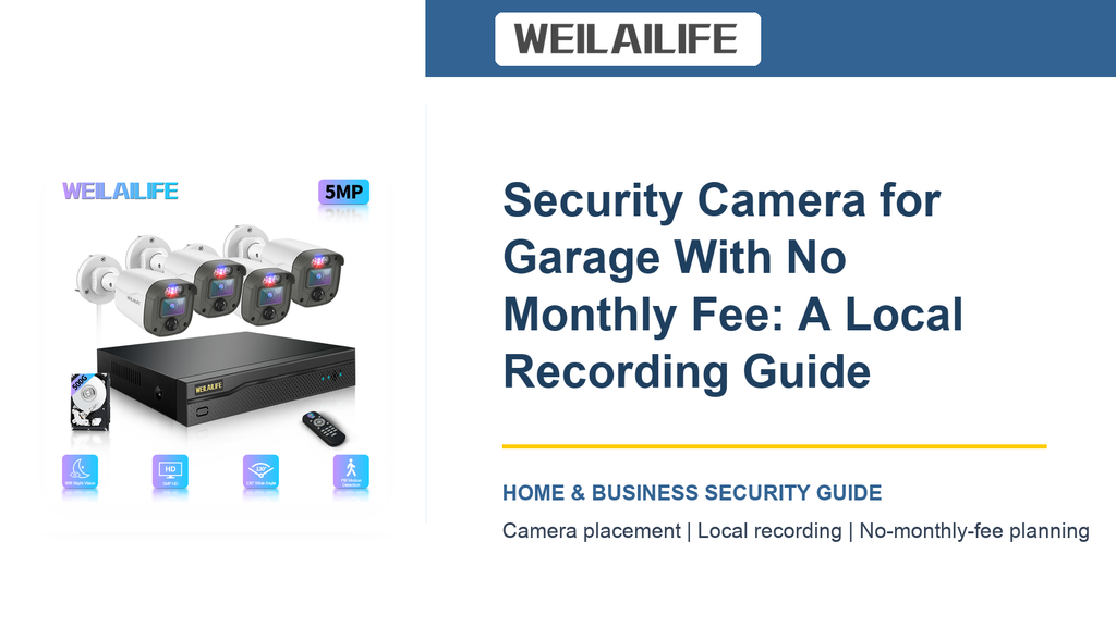 Security Camera for Garage With No Monthly Fee: A Local Recording Guide