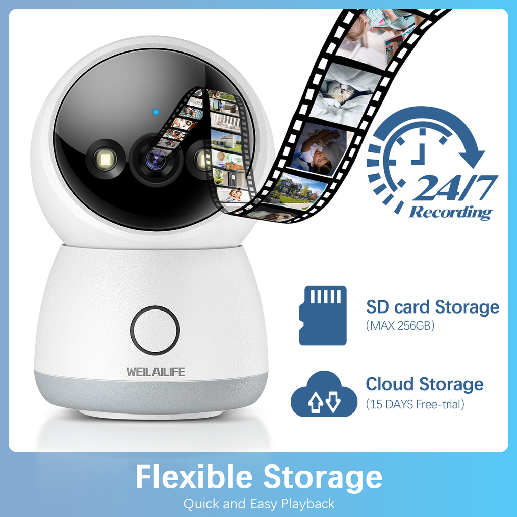 How WEILAILIFE Indoor Cameras Help You Keep an Eye on Aging Parents from Anywhere