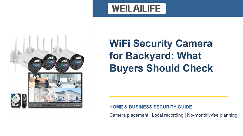 Mounting Surface Planning for Backyard Security Cameras