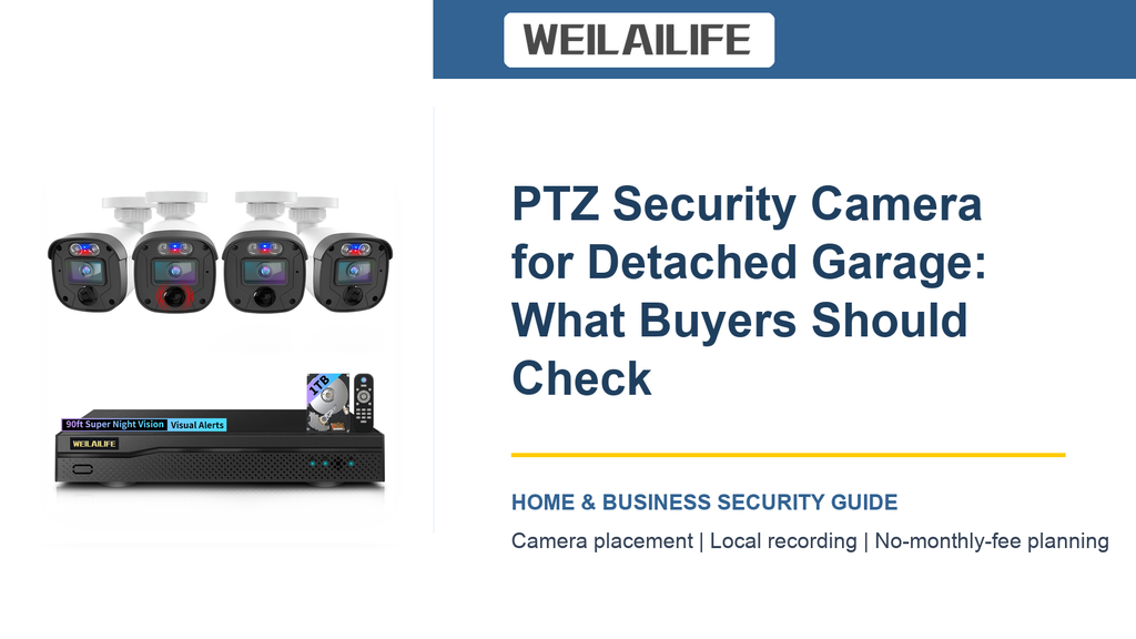 PTZ Security Camera at Detached Garage: Weather Exposure Basics | WEILAILIFE