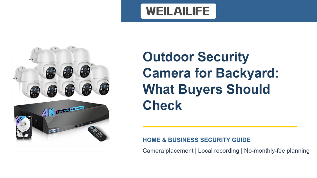 A Smarter Way to Monitor the Backyard with a Outdoor Security Camera: Budget Planning