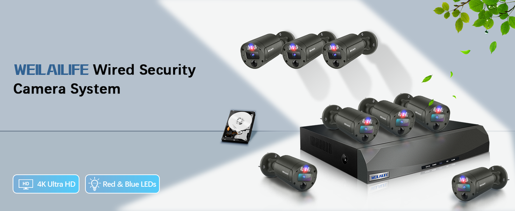 Outdoor Security Cameras from WEILAILIFE: Protecting Your Property Around the Clock